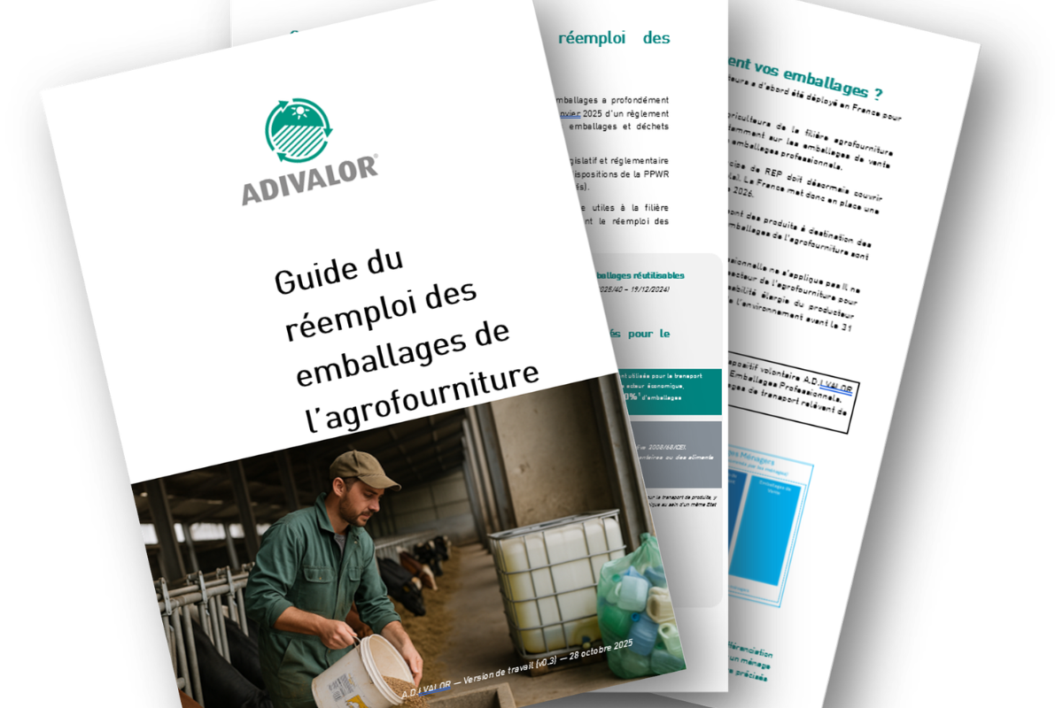 Un Guide Réemploi pour accompagner la filière agrofourniture 