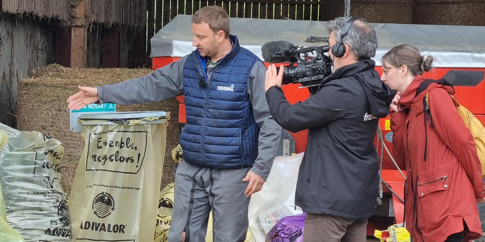 France 3 Pays de Loire mettra en lumière le recyclage agricole avec A.D.I.VALOR