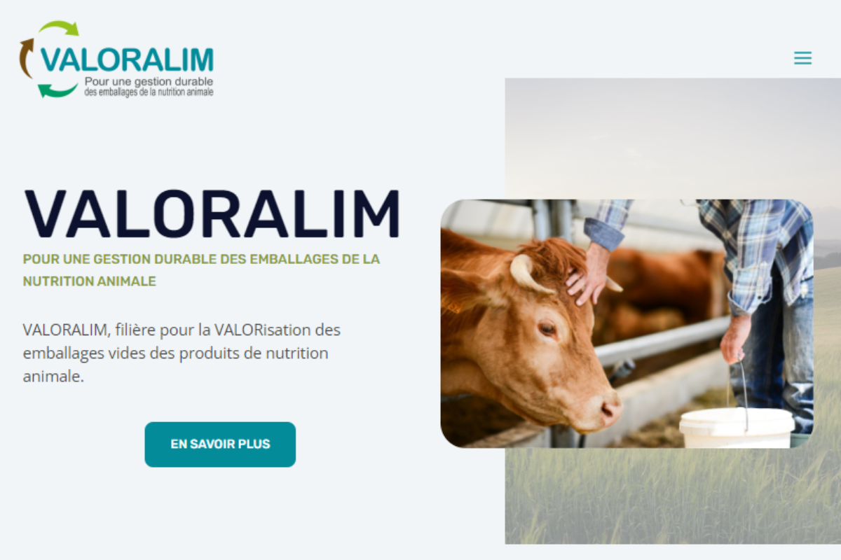 VALORALIM lance son site internet pour une meilleure valorisation des emballages de nutrition animale