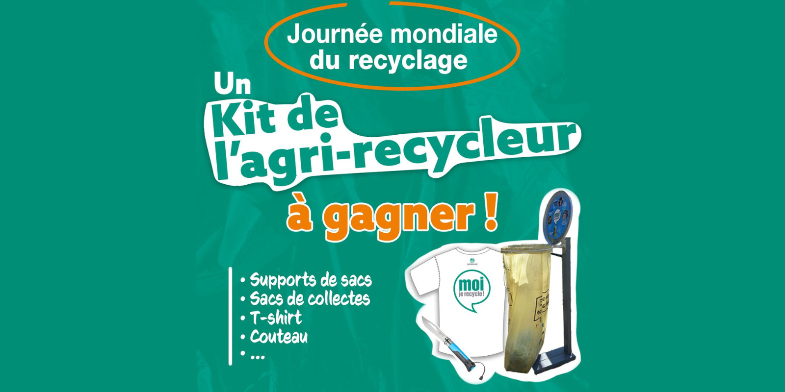 Journée mondiale du recyclage :  A.D.I.VALOR organise un jeu concours spécial tri sur ses réseaux sociaux