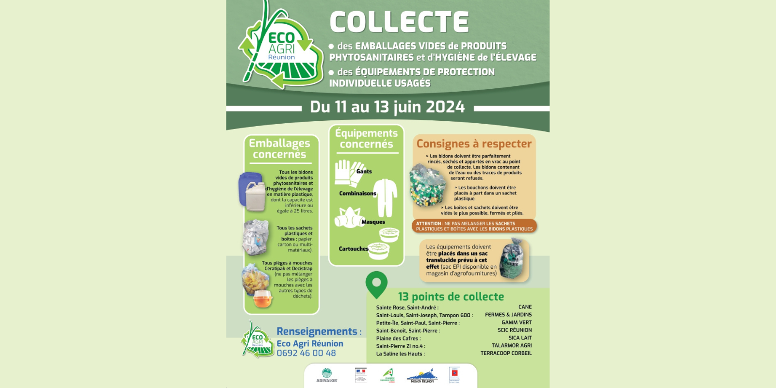 Une première collecte d\'Équipements de Protection Individuelle Usagés (EPIU) organisée à la Réunion 