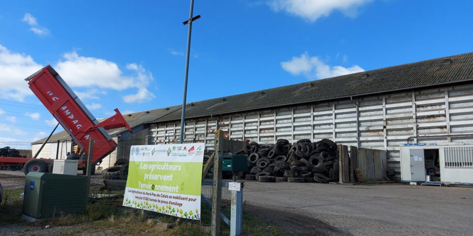 Hauts-de-France : 8 000 t de pneus d’ensilage seront collectés