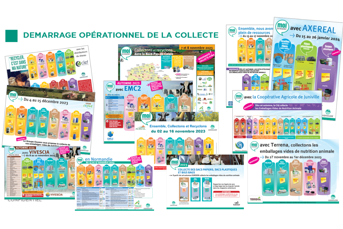 Les collectes des Emballages Vides de Nutrition Animale ont démarré ! 