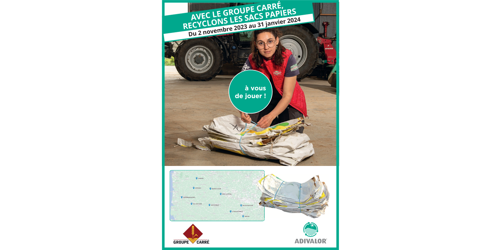 Le groupe Carré lance une opération pilote pour la collecte des sacs en papier  