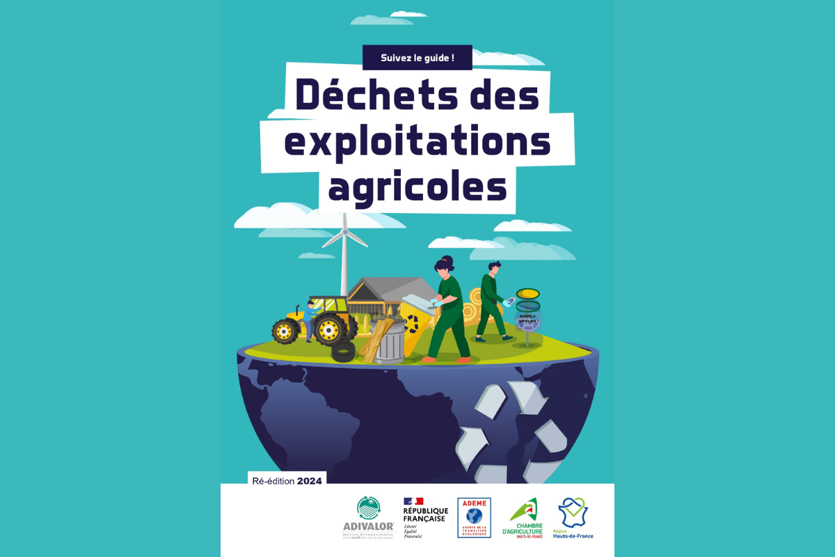 La réutilisation et le réemploi à l’honneur dans la nouvelle édition du guide « Déchets des exploitations agricoles » 2024 des Chambres d’agriculture des Hauts-de-France - à paraître