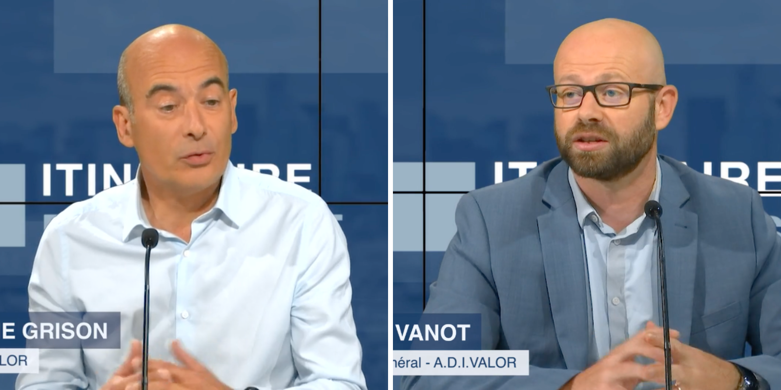 Christophe Grison et Ronan Vanot, prennent la parole sur le plateau du Figaro pour valoriser les engagements d’A.D.I.VALOR