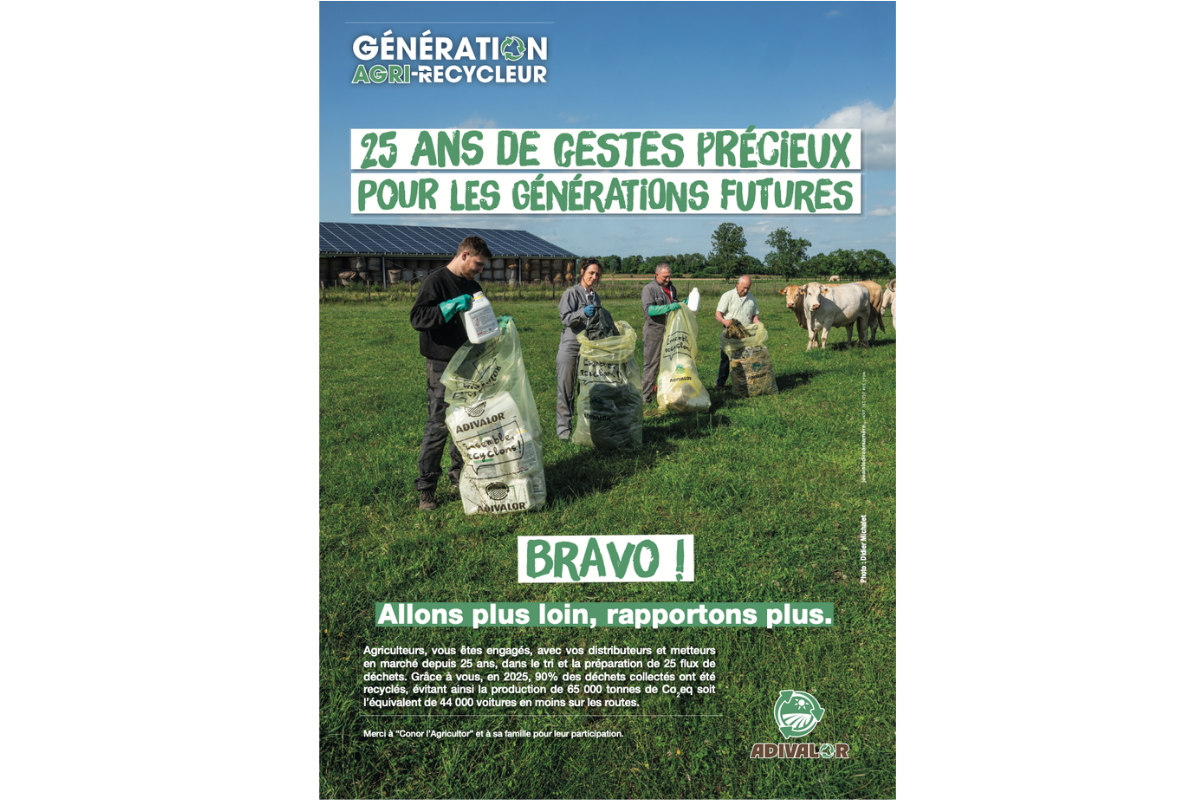 Génération agri-recycleur : A.D.I.VALOR célèbre 25 ans d\'engagement collectif