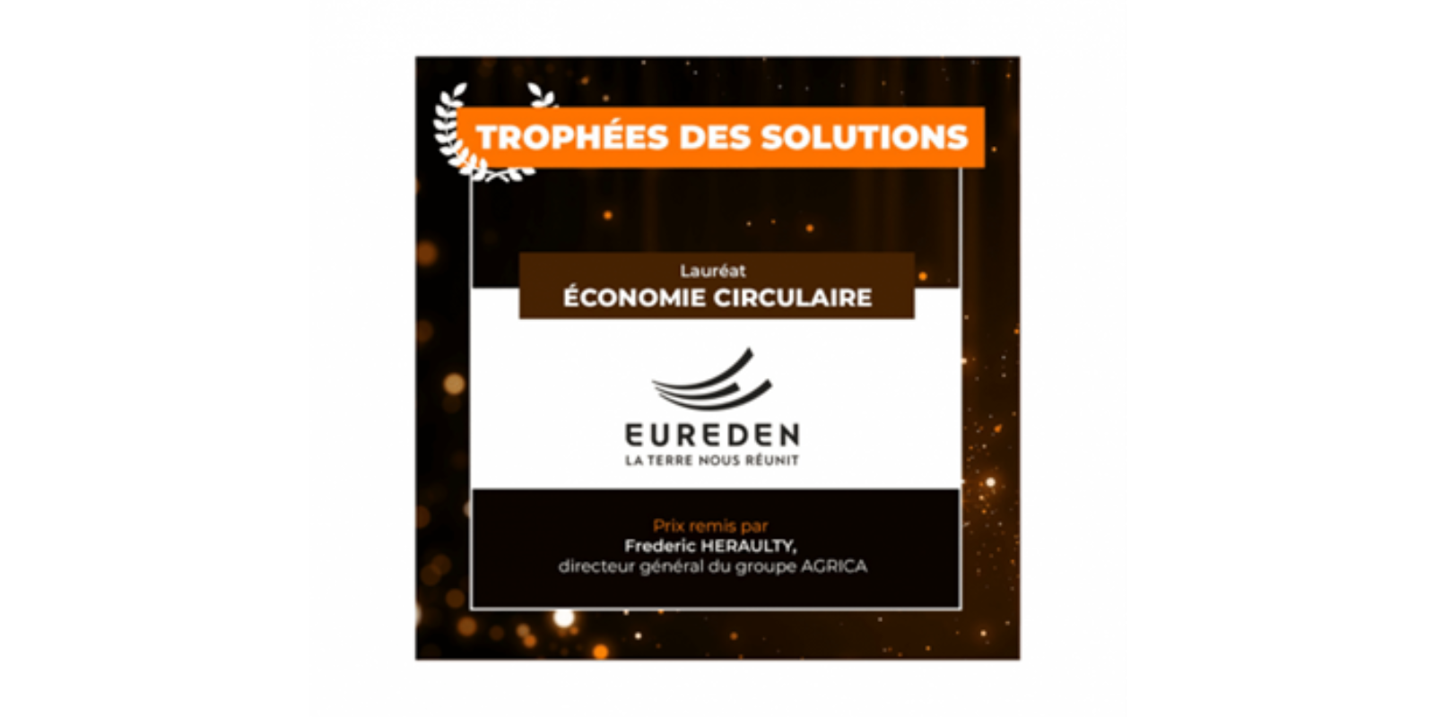 Eureden remporte le Trophées de Solutions coopératives en recyclant les coquilles d’oeufs