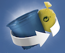 Des pots horticoles 100% recyclables fabriqués avec 100% de plastiques recyclés
